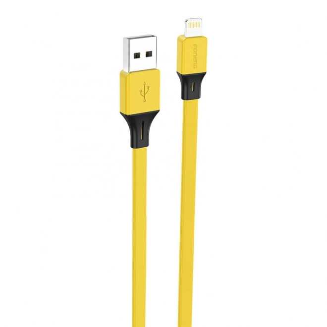 USB kabel na Lightning Foneng X96 1m žlutá