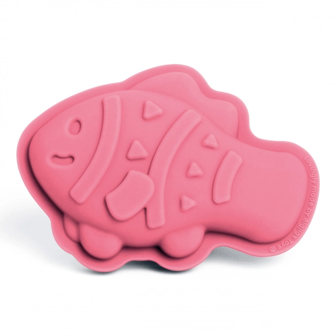 Bigjigs Toys Silikonové formičky růžové Coral