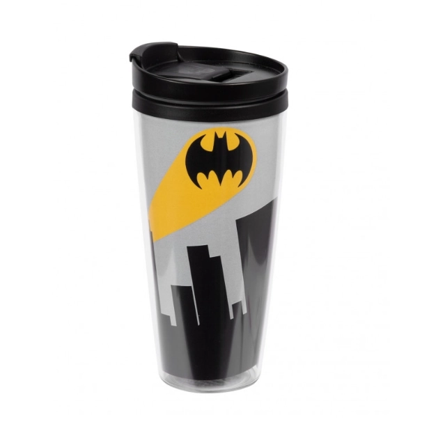 Termohrnek Batman, 250 ml - černo-šedý, LICENCOVANÝ ORIGINÁLNÍ VÝROBEK