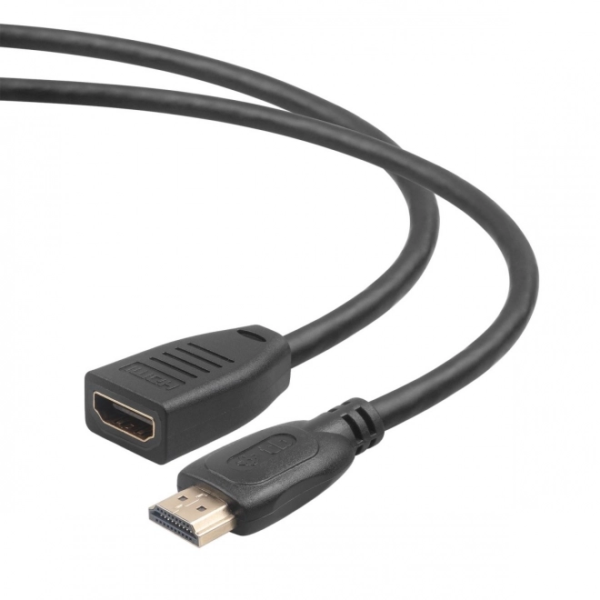 Pozlacený kabel HDMI v2.0 F-M 3m prodlužovací kabel