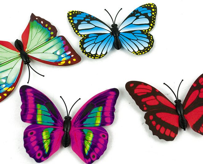 3D magnety Motýli