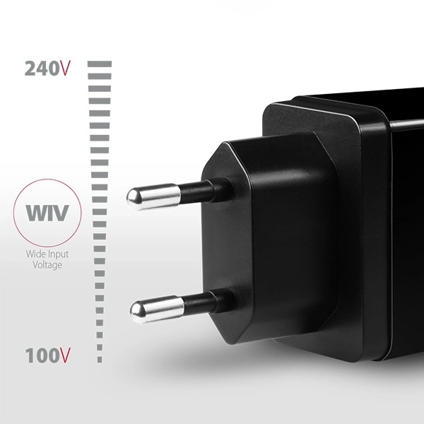 ACU-DS16 síťová nabíječka, SMART 16W, 2x port USB-A, 5V/2,2A + 5V/1A