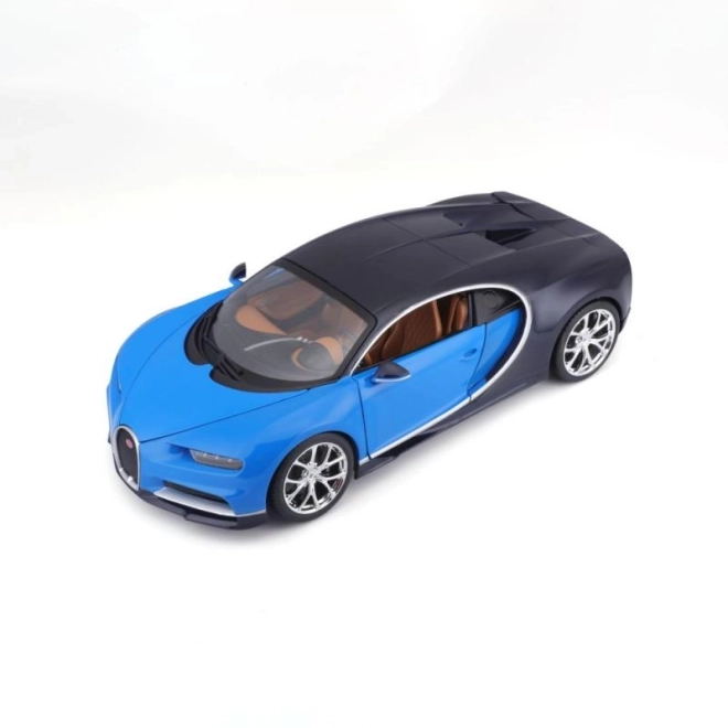 Bburago 1:18 Plus Bugatti Chiron modrá