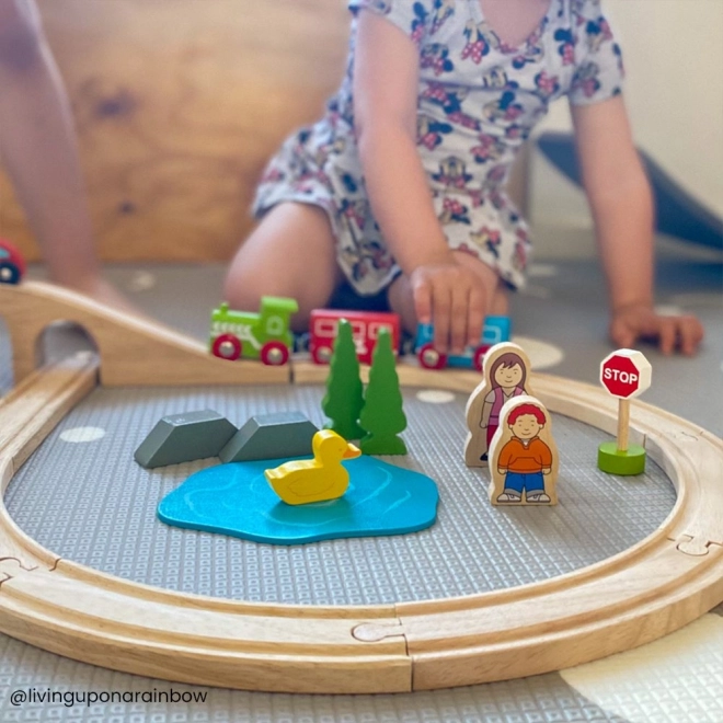 Bigjigs Rail Dřevěná vláčkodráha osmička