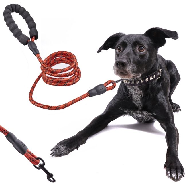 Vodítko pro psy na laně odolné reflexní 2m