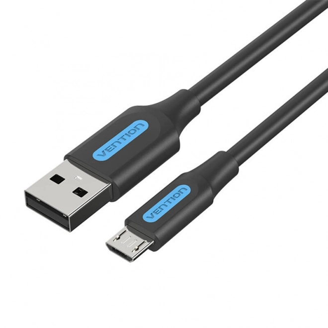 Usb kabel 2.0 a na micro usb Vention 0,25m černý