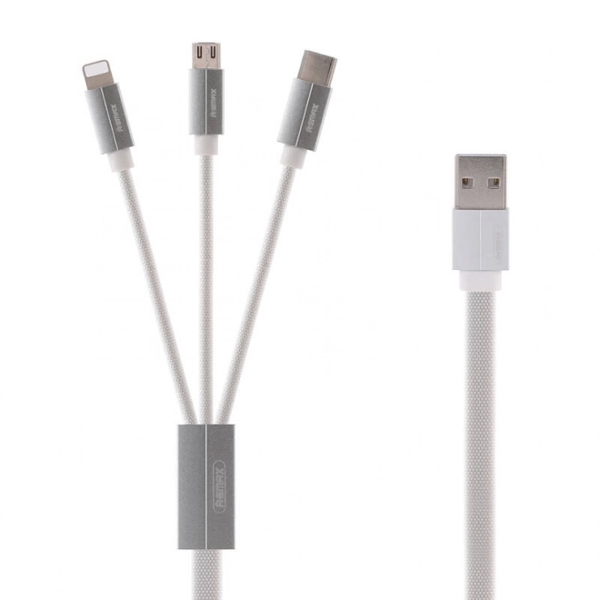 Kabel USB 3v1 Remax Kerolla, 2 m (white)