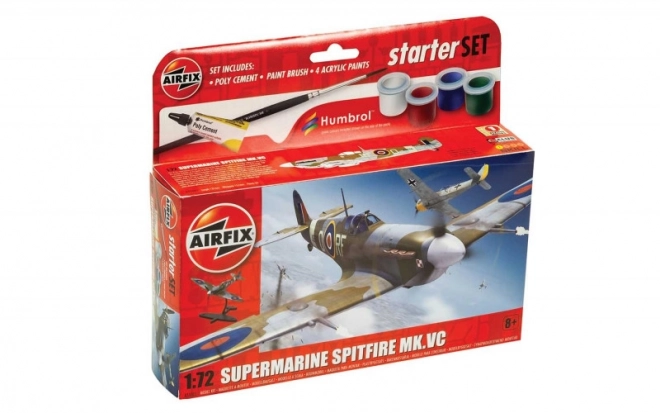 Model k sestavení Malá sada pro začátečníky Spitfire MkVc