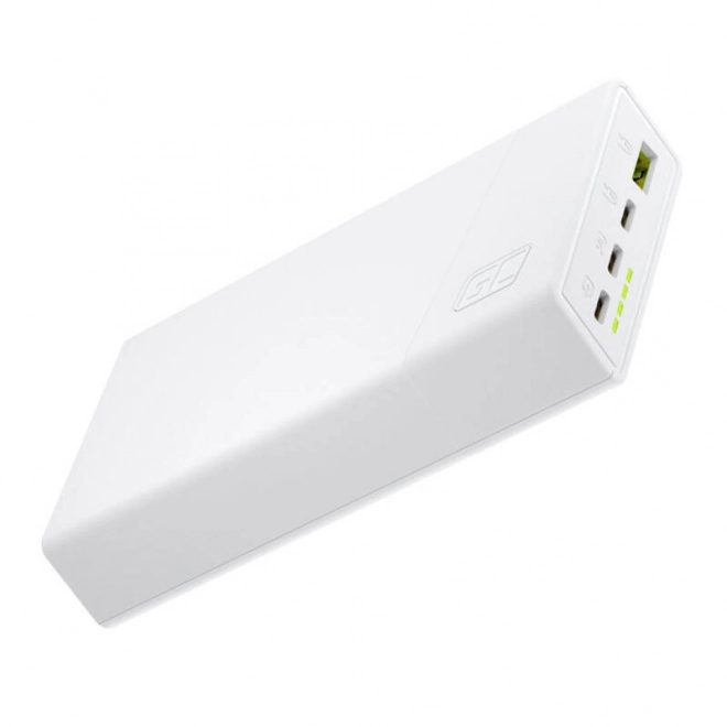 Power Bank Green Cell, PBGC03SW, PowerPlay 20000mAh, 22,5W (bílý)