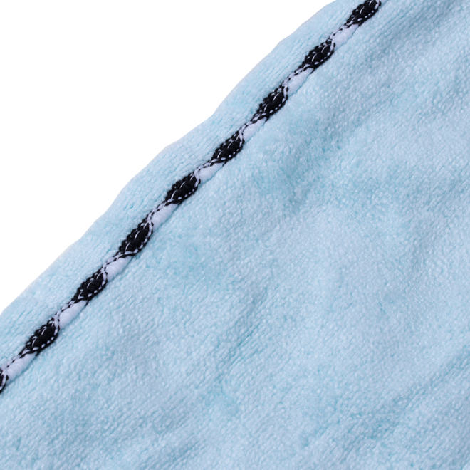 Superabsorpční ručník na vlasy z mikrovlákna MODRÝ