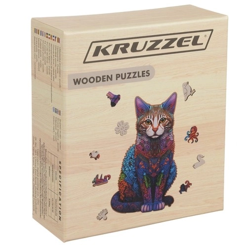 Dřevěné puzzle Kruzzel 22878