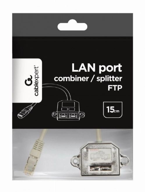 Rozbočovací adaptér FTP LAN RJ-45/2XRJ-45