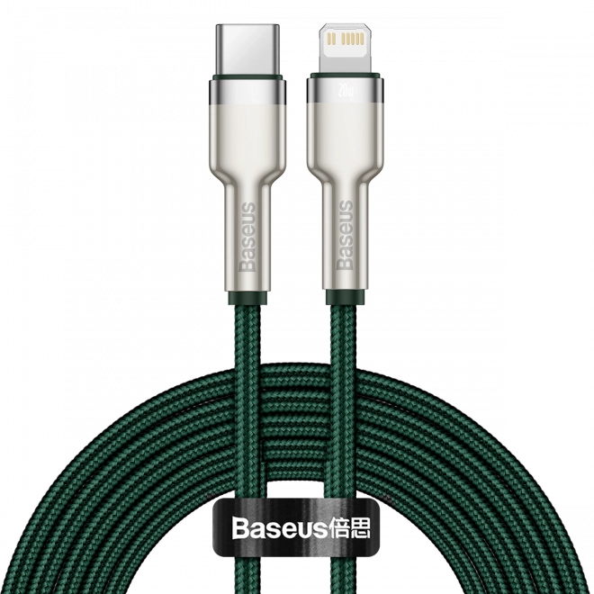 Kabel Baseus USB-C pro Lightning 2 m (zelený)