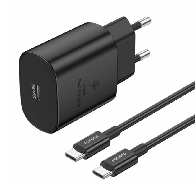 Foneng nabíječka 25W s USB-C kabelem