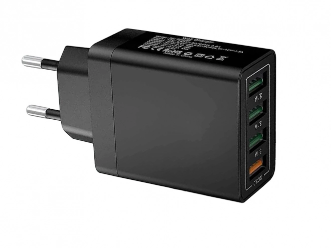 Síťová nabíječka 4xusb Quick Charge 3.0