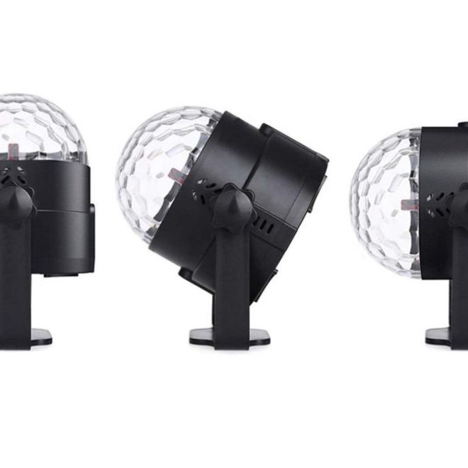 Disco ball LED reflektor RGB projektor