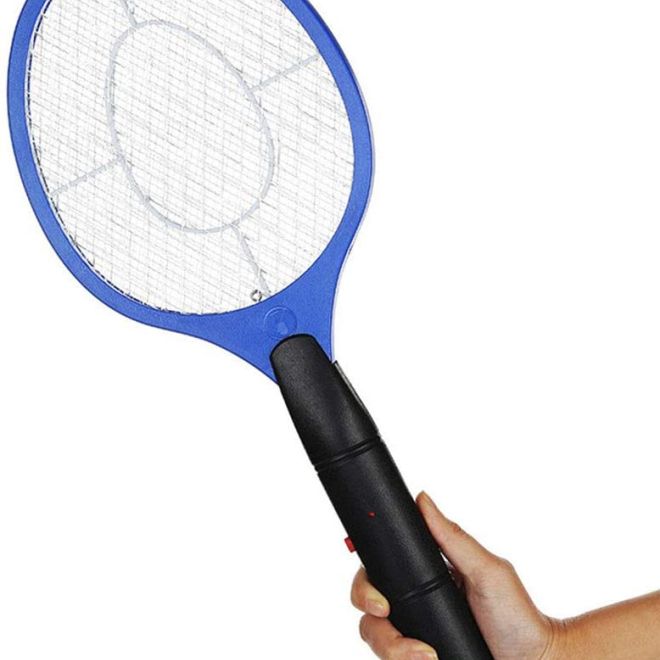 Elektrická plácačka na hmyz - 51 x 21 cm – Modrá