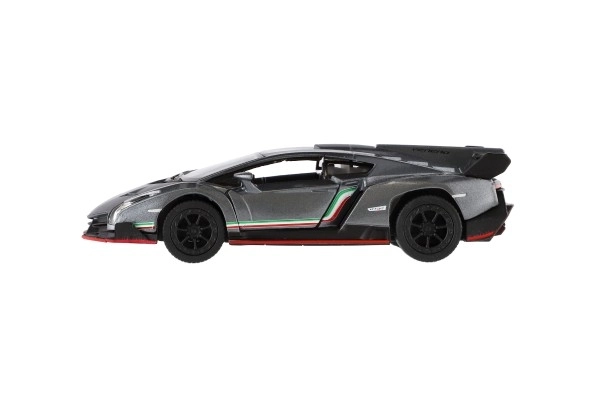 Auto Kinsmart Lamborghini Veneno kov/plast 13cm na zpětné natažení