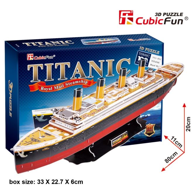 Puzzle 3D Titanic – 113 dílků