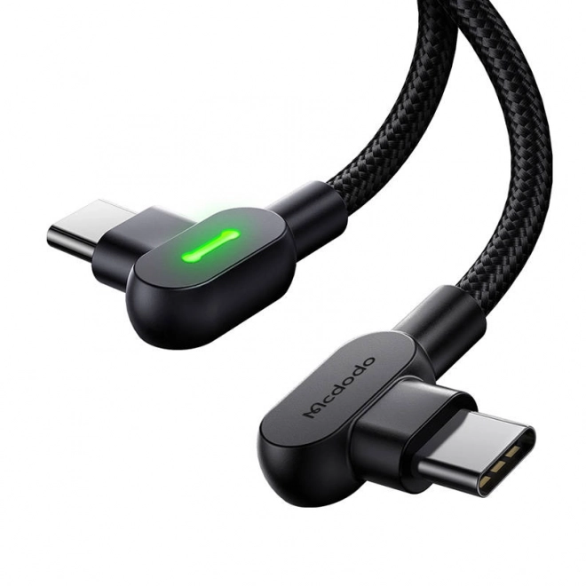 Kabel USB-C na USB-C Mcdodo 60W, 2 m (černý)