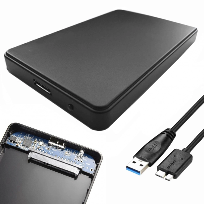 Skříň na pevný disk hdd ssd 2,5'' usb 3.0 sata