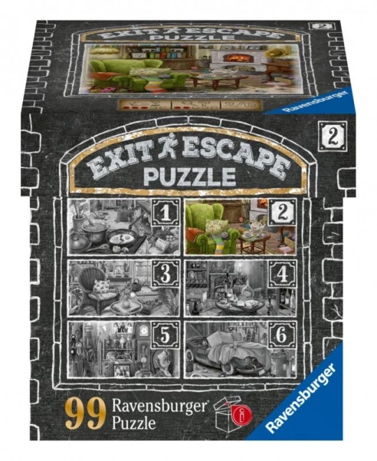 Exit Puzzle: Obývací pokoj 99 dílků