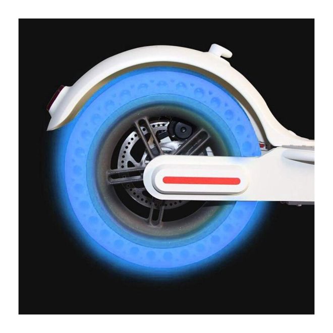 Bezdušová plná pneumatika 8,5 Xiaomi scooter M365 /Pro Fluorescent - modrá
