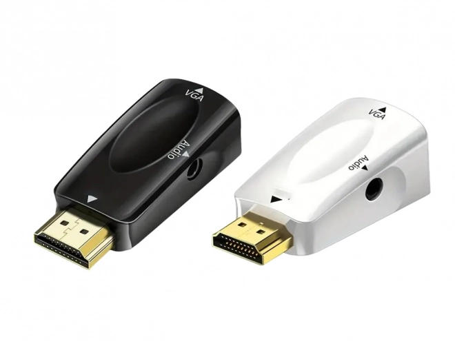 Převodník z HDMI na VGA s audio výstupem