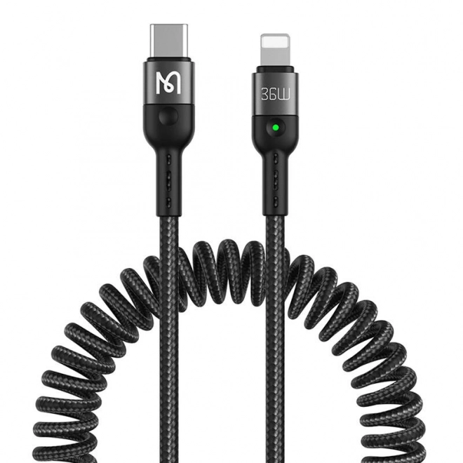 Mcdodo CA-1960 Kabel USB-C na Lightning, 36W, 1,8 m (černý)