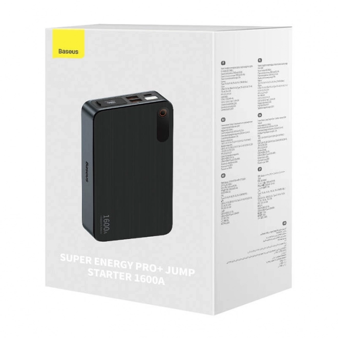 Powerbanka/Baseus Super Energy PRO Car Jump Starter, 1600 A, USB (černá)