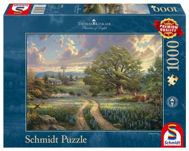 Puzzle 1000 prvků THOMAS KINKADE Country life