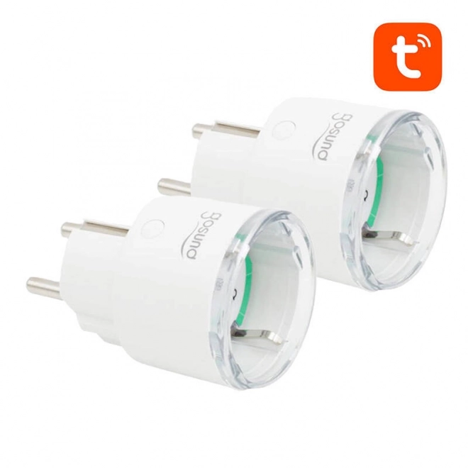 Chytrá zásuvka WiFi Gosund SP111 3680W 16A, Tuya 2-pack