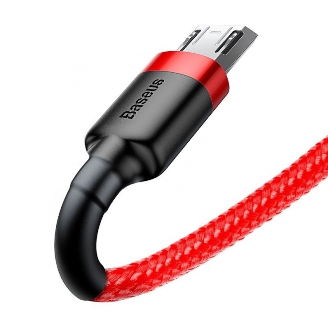 Datový kabel Micro USB Baseus Cafule 1,5A 2m (červená)