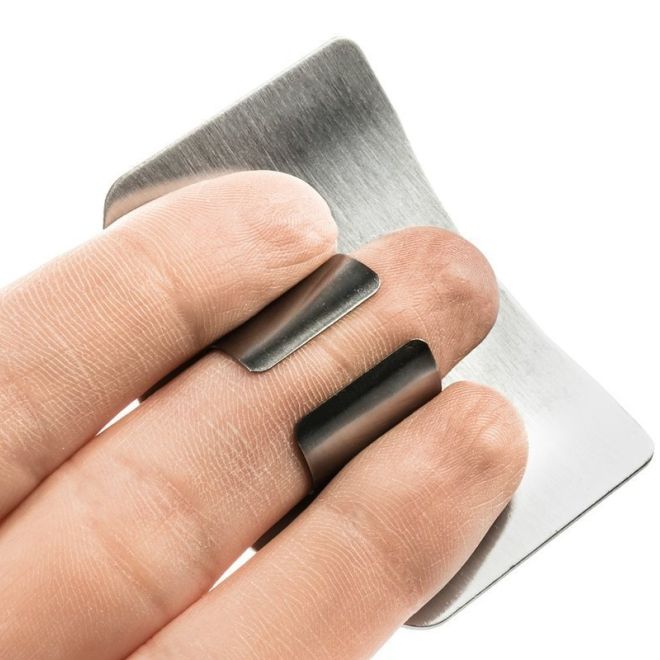 Chránič prstů při krájení z nerezové oceli