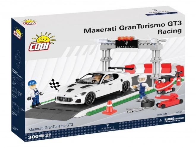 COBI 24567 MASERATI GRAN TURISMO GT3 Racing set. 300 k, 2 f