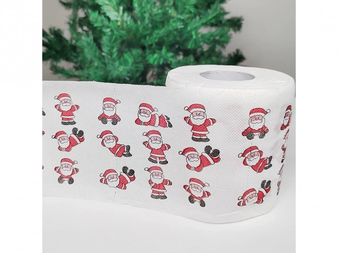 Vánoční toaletní papír Santa Clauses funny wc