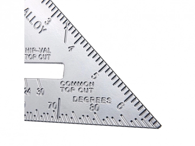 Velký truhlářský čtverec z hliníku o rozměru 180 mm