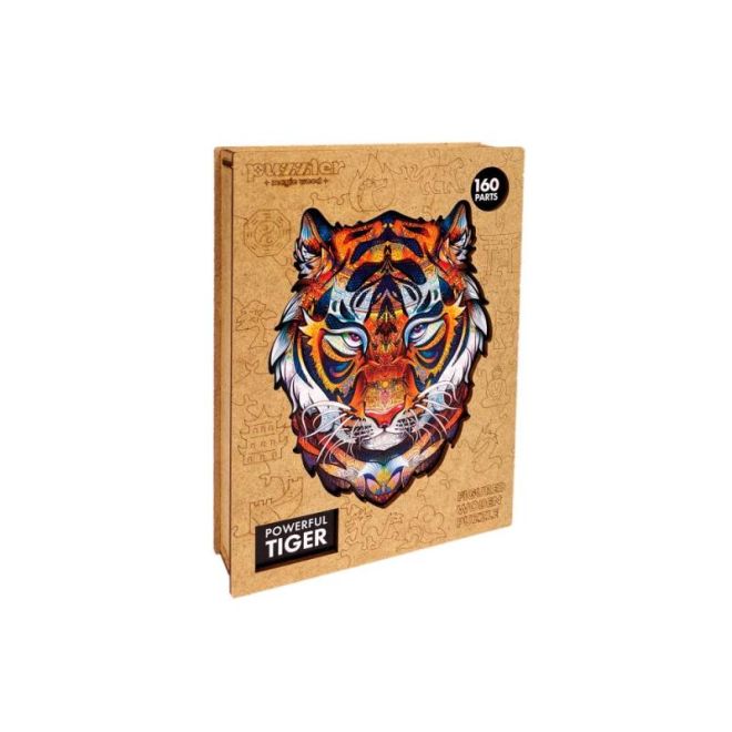 Magické dřevěné barevné puzzle - Mocný Tygr