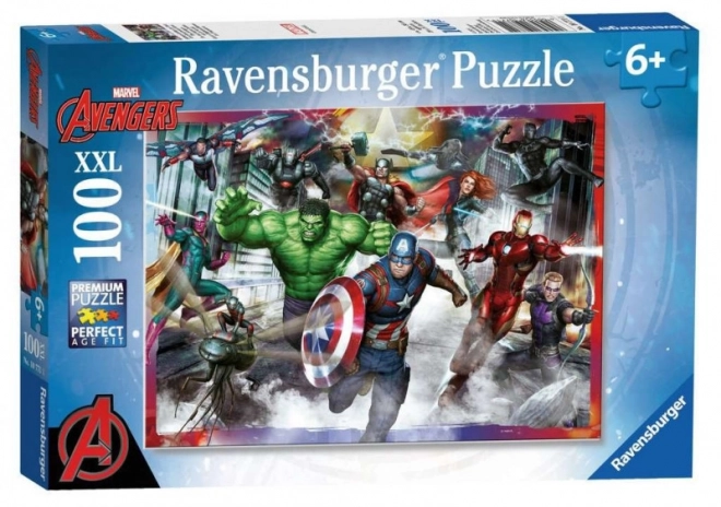 Puzzle 100 dílků XXL Avengers Assemble