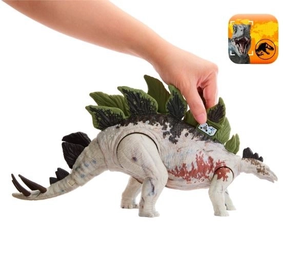 Jurský Svět Obrovský útočící dinosaurus - Stegosaurus HLP24