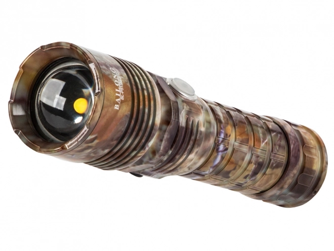 Taktická svítilna bailong zoom cree led xhp160 usb