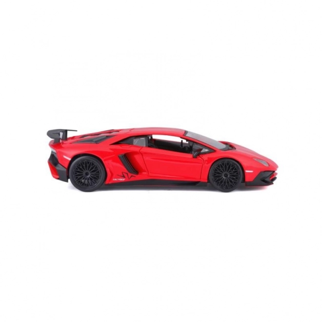 Kovový model Bburago Lamborghini Aventador červený 1:24