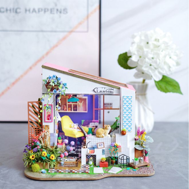 Veranda slečny Lily - DIY miniaturní domek
