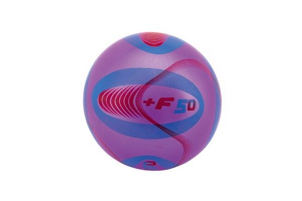 Barevný nenafouknutý gumový míč v síťce - 23 cm – Fialový F50