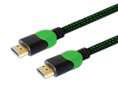 Kabel HDMI 2.0 zelený/černý 1,8 m, GCL-03