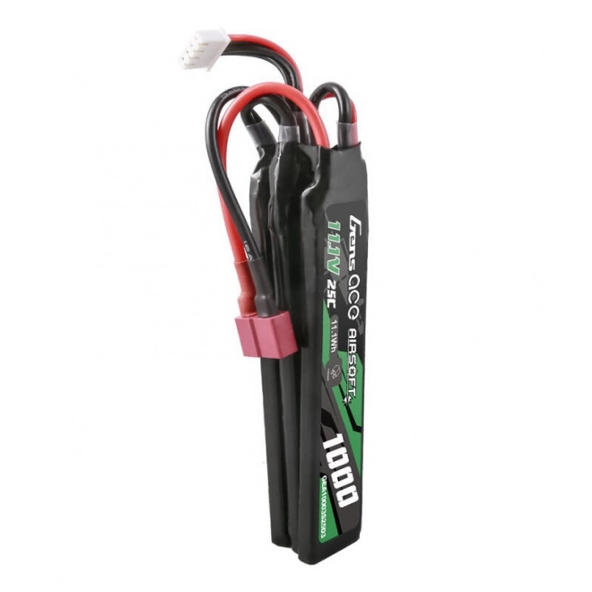 Gens ace 25C 1000mAh 3S1P 11.1V Nunchuck 3X Airsoft Gun Lipo baterie s T konektorem