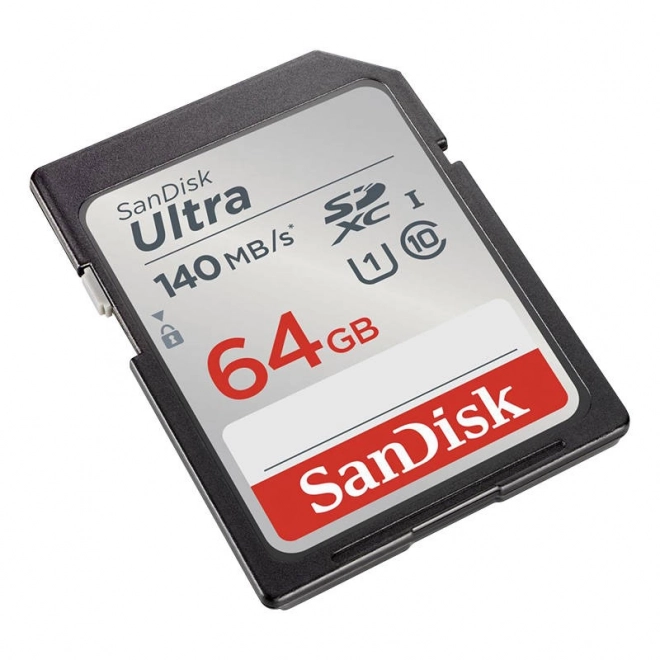 Paměťová karta SANDISK ULTRA SDXC 64GB 140MB/s UHS-I Class 10 (SDSDUNB-064G-GN6IN)