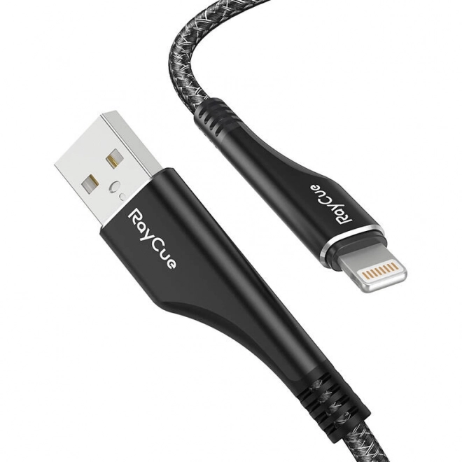 Kabel USB-A do lightning RayCue CA01 1,2m 2,4A (černý)