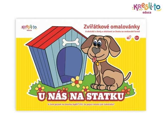 Zvířátkové omalovánky - U nás na statku