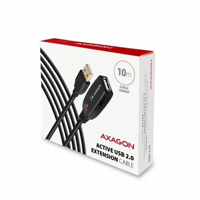 ADR-210 USB 2.0 A-M -> A-F aktivní prodlužovací/zesilovací kabel 10 m